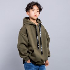 고스트리퍼블릭 아동용 라벨 포인트 오버핏 주니어 후드 티셔츠 JHT-J447