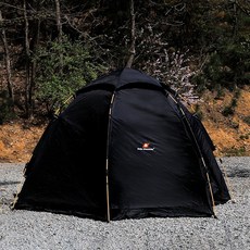 스위스마운틴 헥사돔 원터치 텐트, 블랙, 8인용