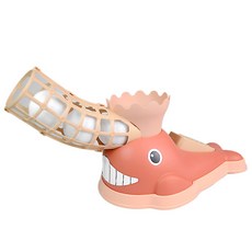House Of Seoha 鯨魚造型棒球自動發射器, 粉色的