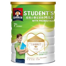 QUAKER 桂格 小學生奶粉三益菌配方, 1.5kg, 1罐