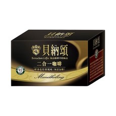 貝納頌 二合一曼特寧 無糖, 13g, 25包, 1盒