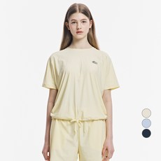 SKECHERS 女款超涼感經編短袖T恤 SL3WTCFM06, 石灰黃