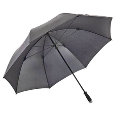 EuroSCHIRM Birdiepal Lightflex 輕盈高爾夫球傘，黑色，超輕量聚酯纖維傘布，102cm長度，132cm直徑, 132 x 102cm, 1個
