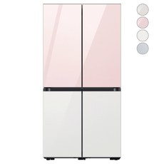 [색상선택형] 삼성전자 비스포크 4도어 키친핏 냉장고 615L 방문설치,