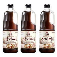 샘표 장아찌 간장, 1.7L, 3개
