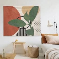 Hoom 禾慕生活 莫蘭迪居家掛布, 多彩世界 100*70cm (附安裝包), 100 x 70cm