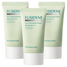후시다인 더마 트러블 징크 카밍 선크림 SPF50+ PA++++, 3개, 50ml