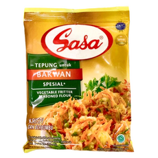 Sasa BAKWAN SPESIAL 炸蔬菜餅用粉,蔬菜鬆餅調味粉, 225g, 24包