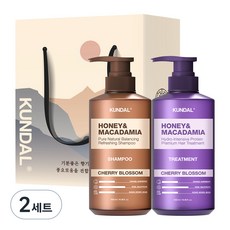 쿤달 헤어 2구 명절선물세트 B 체리블라썸향, 2세트