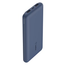 벨킨 부스트업 15W 고속 충전 보조배터리 3포트 10000mAh, BPB011btBL, 블루