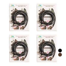 KOOLLACES 皮鞋鞋帶 4副入