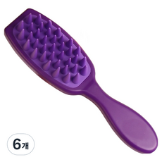 Mongrico日常頭皮按摩器, 6個, 紫色