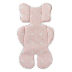 PeNi 培婗 3D透氣排汗推車墊, 適用於0-6歲嬰兒, 厚橘粉, 1個