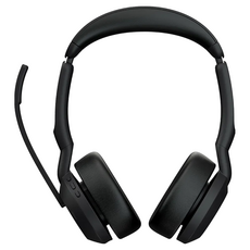 Jabra Evolve2 55 商務頭戴式主動降噪藍牙耳機麥克風 USB-A/Type-A，舒適降噪，雙設備連接