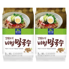 면사랑 강원도식 비빔 막국수 2인분, 643g, 2개 640g, 2개