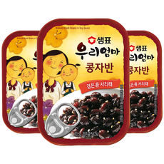 샘표 우리엄마 콩자반 반찬통조림, 70g, 3개