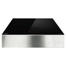 마이디어 인덕션 3구 블랙 + 150mm 스탠딩 케이스 세트 방문설치, MIH340T458KH(인덕션), 빌트인