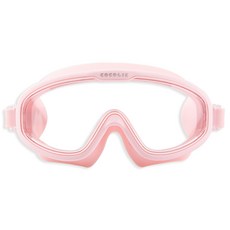 코코릭 유아동 와이드렌즈 물안경, 큐브 핑크