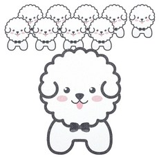 써니엔조이 제로웨이스트 식물성 셀룰로오스 생분해 압축수세미 비숑, 1개, 10개