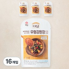 다담 우렁 강된장 양념, 140g, 16개입