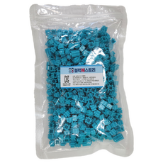 블럭N스토리 디폼블럭 리필 10mm 450p, 바다색, 1개