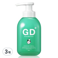 TS 지디 샴푸 푸르티향, 400ml, 3개