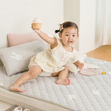 쉬즈홈 순면 안심 방수패드, 러버그레이, 1개