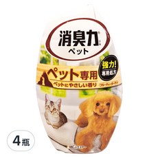 ST 雞仔牌 部屋消臭力 花香 除寵物異味 強力消臭 寵物專用, 400ml, 4瓶