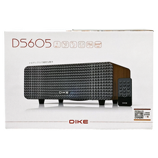 DIKE 賦曲 D5605 多功能一體式藍牙喇叭, 中高音優化設計，絕佳人聲效果，配備遙控器，全幅絨布網點綴, DS605