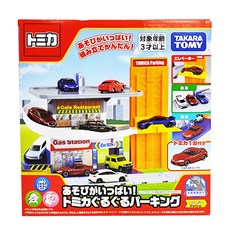 TOMICA 旋轉停車塔 附小車 TW91627 3歲以上適用, 1個