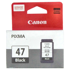 Canon 佳能 原廠墨水匣 PG-47 黑色, 1個