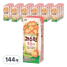 남양유업 과수원 복숭아 음료, 190ml, 144개