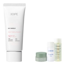 아이오페 UV쉴드 선톤업 베이스 60ml + 아모레퍼시픽 기초케어 3종, 혼합 색상, 1세트