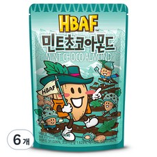 바프 민트초코 아몬드, 120g, 6개