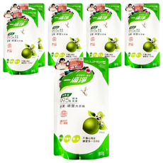 一滴淨 蘆薈多酚食品用洗潔精補充包，植萃成分 溫和不傷手, 800g, 6包