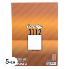 폼텍 물류관리용 라벨지 LQ-3112, 12칸, 100개 12칸, 100개