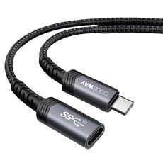 코드웨이 USB 3.2 C타입 GEN2 연장케이블, 1개, 0.25m 1개, 0.25m
