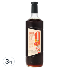 네이쳐티 zero 허니자몽블랙티 시럽, 3개, 1L