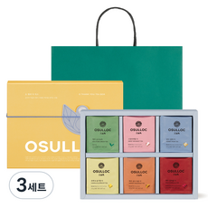 오설록 오 땡큐 티박스 6종 선물세트, 3세트, 단품