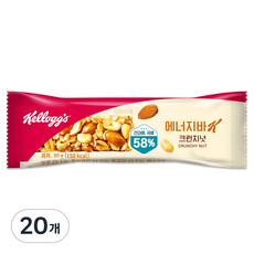 켈로그 에너지바K 크런치넛, 30g, 20개