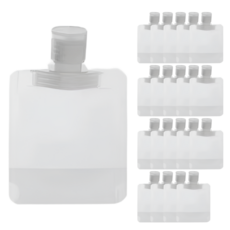 리빙홈디테일 깔끔정리 여행용 소분 용기 파우치 50ml, 20개