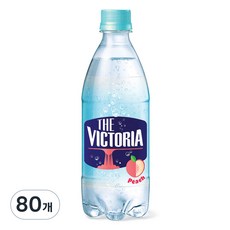 웅진 더빅토리아 복숭아향 탄산음료, 500ml, 80개