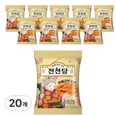 에이스엠앤티 전천당 바베큐맛 스낵, 80g, 20개