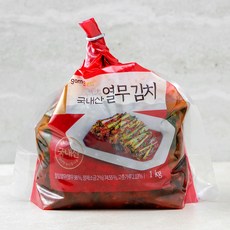 곰곰 국내산 열무 김치, 1kg, 1개
