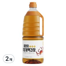 홍영의 붉은대게 백간장, 1.5L, 2개