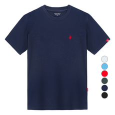 BEVERLY HILLS POLO CLUB 比佛利保羅 男女通用 Ice Cool Ever 小號標誌短袖T恤CPW0T05, 海軍藍