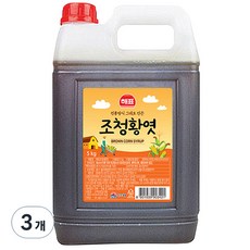 사조해표 조청 황엿, 5kg, 3개