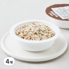 루솔 4단계 13개월 이상 한우 새송이 아기밥 407, 혼합맛(한우/새송이버섯), 180g, 4개 - 실온아기밥