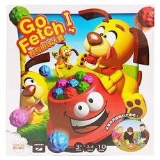 GoKids 狗狗撿球大賽 Set, 3+適合年齡, 2-4遊戲人數, 1盒, multi-color
