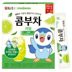 담터 포켓몬 콤부차 라임, 5g, 30개입, 1개 150g, 1세트